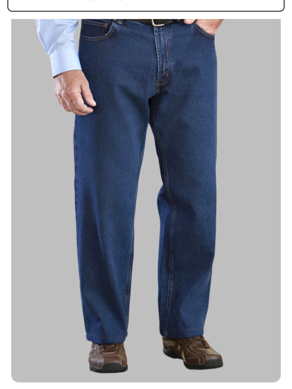 Dickies Men's Relaxed Fit Jeans in Dark Blue